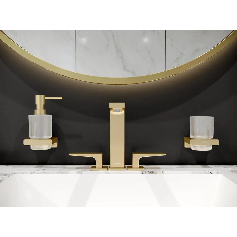 Фото 3 Смеситель для раковины Hansgrohe Metropol 32515990 двухвентильный цвет бронза Фото 3 Смеситель для раковины Hansgrohe Metropol 32515990 двухвентильный цвет бронза