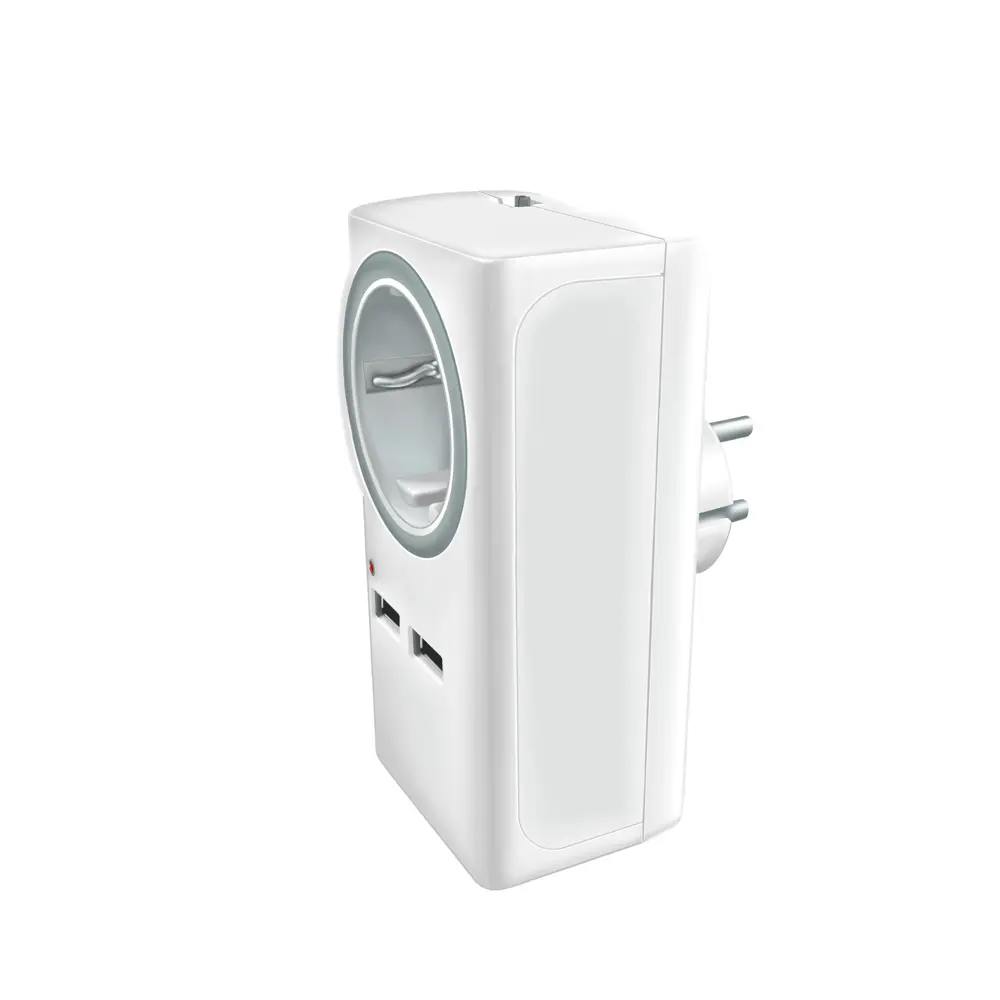 Фото Разветвитель Старт С/А SA 1-ZD-2USB-L 1 розетка с заземлением 16 А 2 USB 2.1 А цвет белый Фото Разветвитель Старт С/А SA 1-ZD-2USB-L 1 розетка с заземлением 16 А 2 USB 2.1 А цвет белый