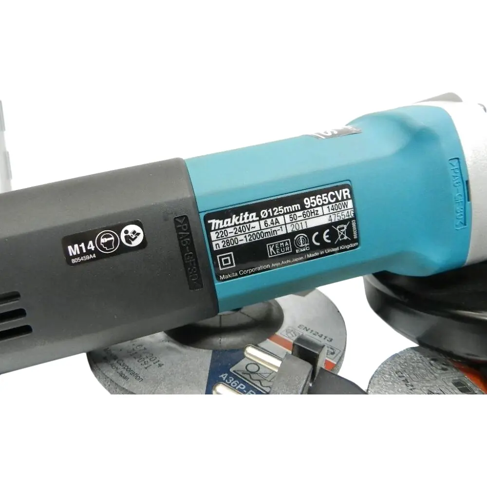Фото 4 УШМ Makita 9565CVR 88381098076, 1400 Вт, 125 мм Фото 4 УШМ Makita 9565CVR 88381098076, 1400 Вт, 125 мм