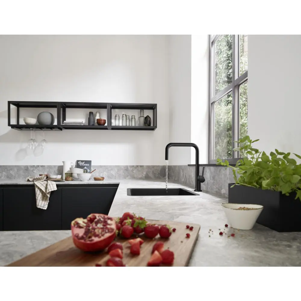 Фото 4 Смеситель для кухни Hansgrohe Talis цвет черный 72806670 Фото 4 Смеситель для кухни Hansgrohe Talis цвет черный 72806670