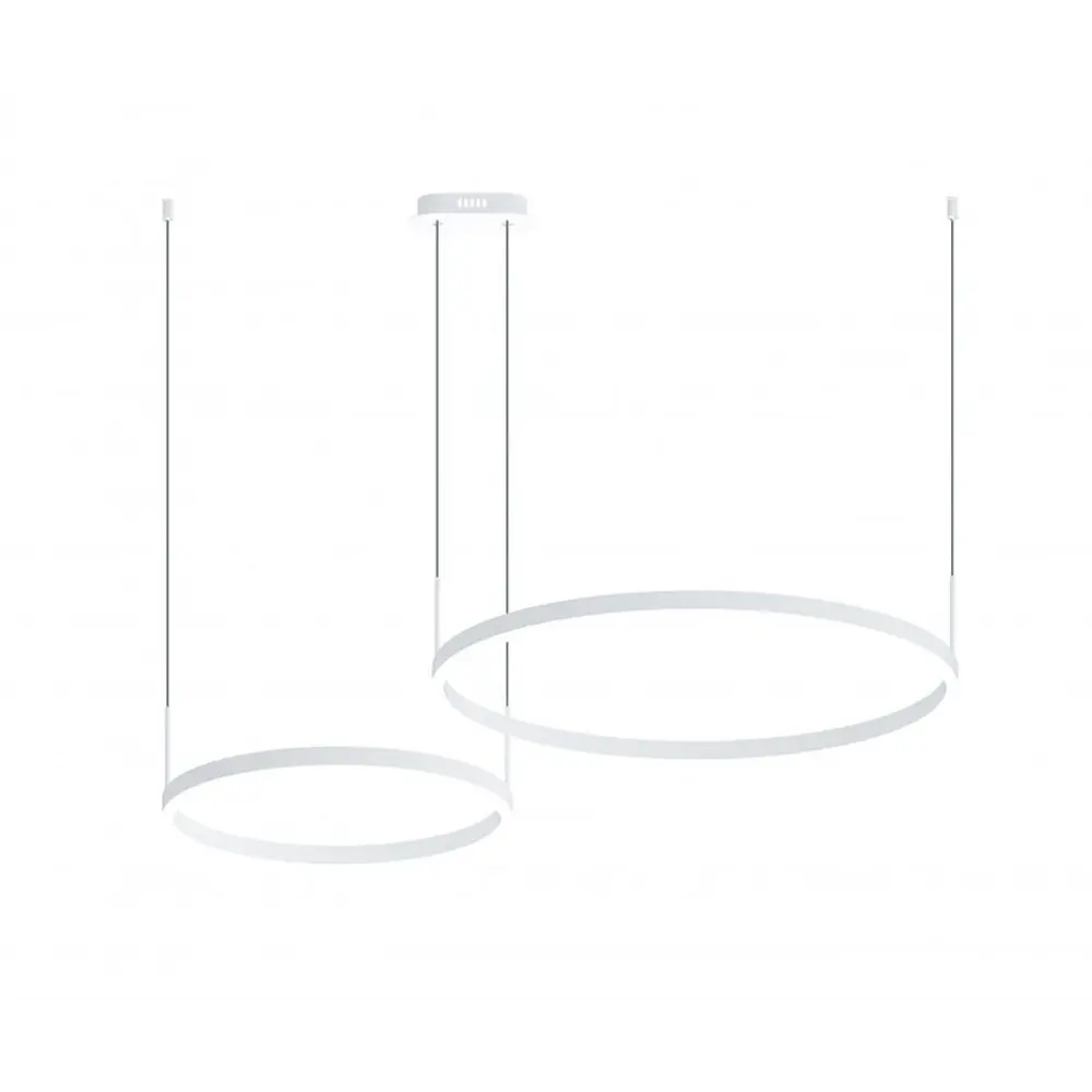Фото Светильник подвесной светодиодный KINK LIGHT 08219.01PA 20 м² цвет белый Фото Светильник подвесной светодиодный KINK LIGHT 08219.01PA 20 м² цвет белый