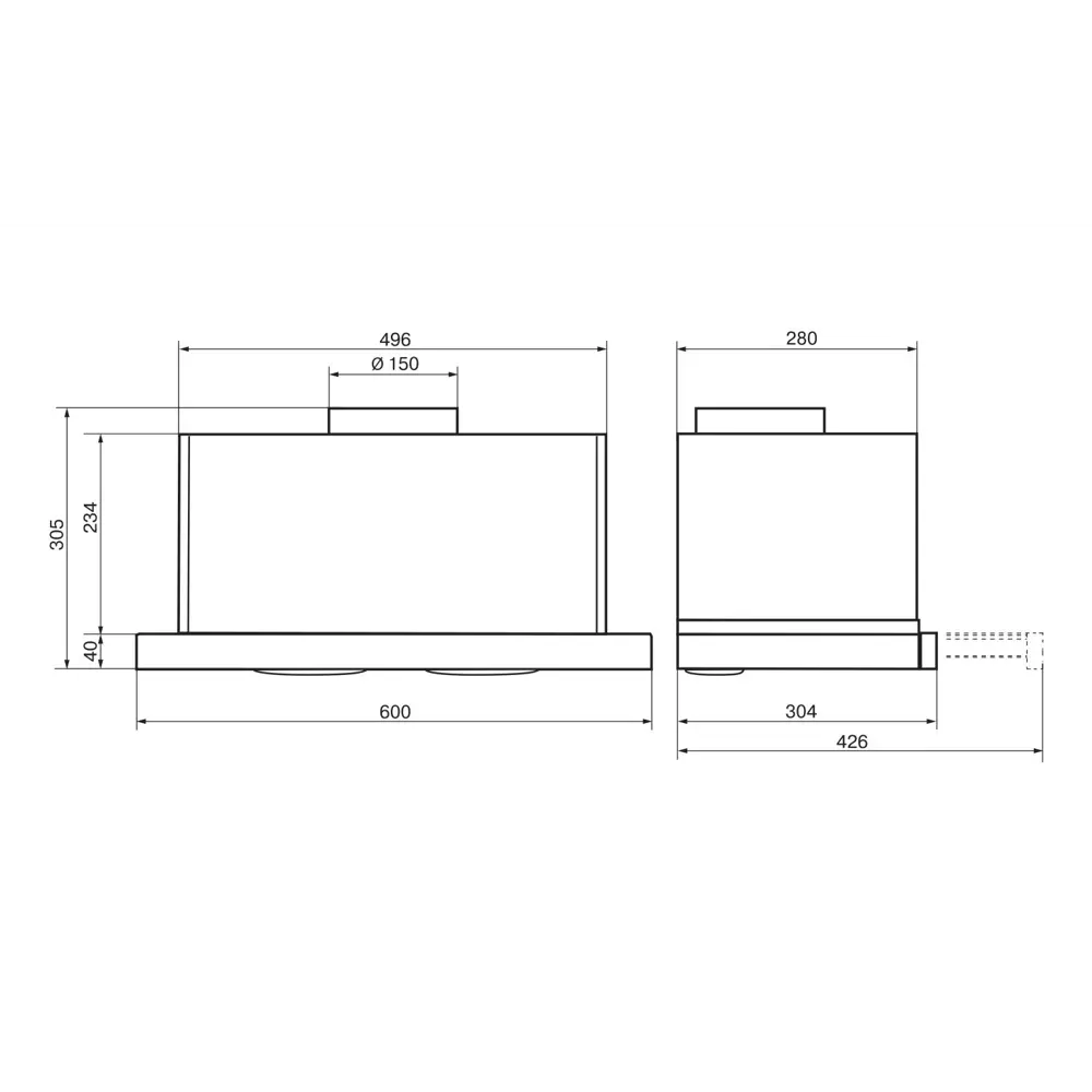 Фото 2 Кухонная вытяжка Elikor Интегра S2 60П-700-В2Д 60x30.4x30.5 см уровень шума 52 дб цвет белый Фото 2 Кухонная вытяжка Elikor Интегра S2 60П-700-В2Д 60x30.4x30.5 см уровень шума 52 дб цвет белый