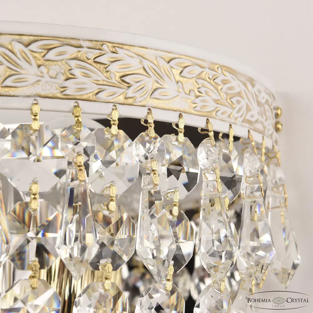 Фото 3 Настенный светильник BOHEMIA IVELE CRYSTAL AL19011B.25OL.WMG цвет белый Фото 3 Настенный светильник BOHEMIA IVELE CRYSTAL AL19011B.25OL.WMG цвет белый