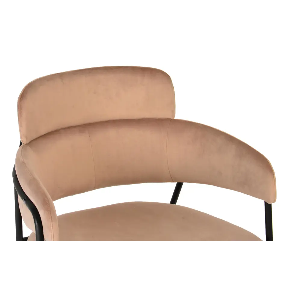 Фото 3 Стул Bradex Napoli 52x80x56 см цвет латте с черными ножками