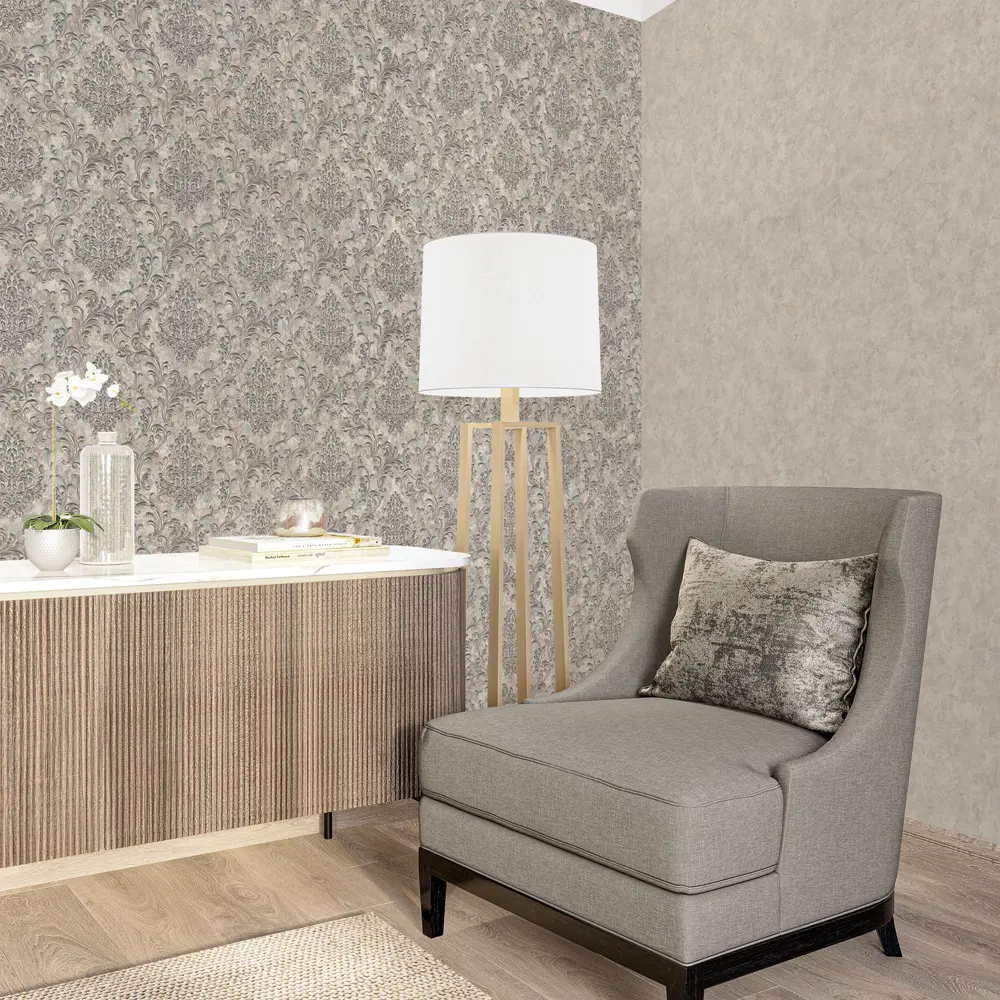Фото 4 Обои флизелиновые Palitra Home Diamond бежево-зеленые 1.06 м HC71781-27 Фото 4 Обои флизелиновые Palitra Home Diamond бежево-зеленые 1.06 м HC71781-27