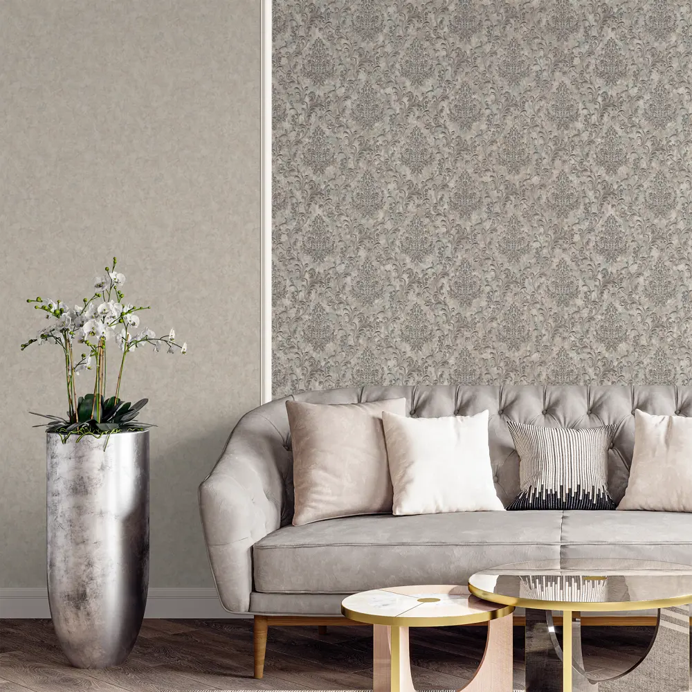 Фото 3 Обои флизелиновые Home Color Diamond бежево-зеленые 1.06 м HC71782-27 Фото 3 Обои флизелиновые Home Color Diamond бежево-зеленые 1.06 м HC71782-27