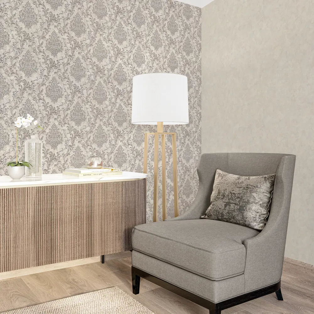 Фото 4 Обои флизелиновые Home Color Diamond бежево-голубые 1.06 м HC71781-26 Фото 4 Обои флизелиновые Home Color Diamond бежево-голубые 1.06 м HC71781-26