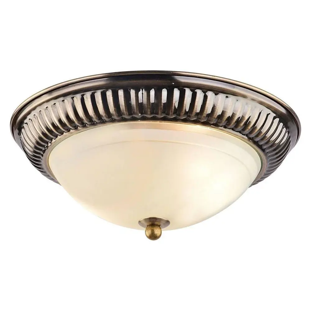 Фото Светильник потолочный ARTE LAMP 28 A3016PL-2AB 2 лампы 5 м² цвет медь Фото Светильник потолочный ARTE LAMP 28 A3016PL-2AB 2 лампы 5 м² цвет медь