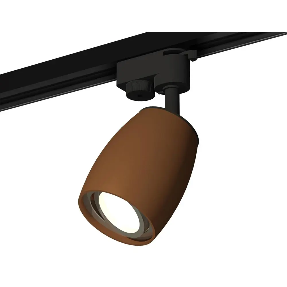 Фото Спот поворотный светодиодный Ambrella Light XT1124003 TRACK SYSTEM 5 м² нейтральный белый свет цвет коричневый