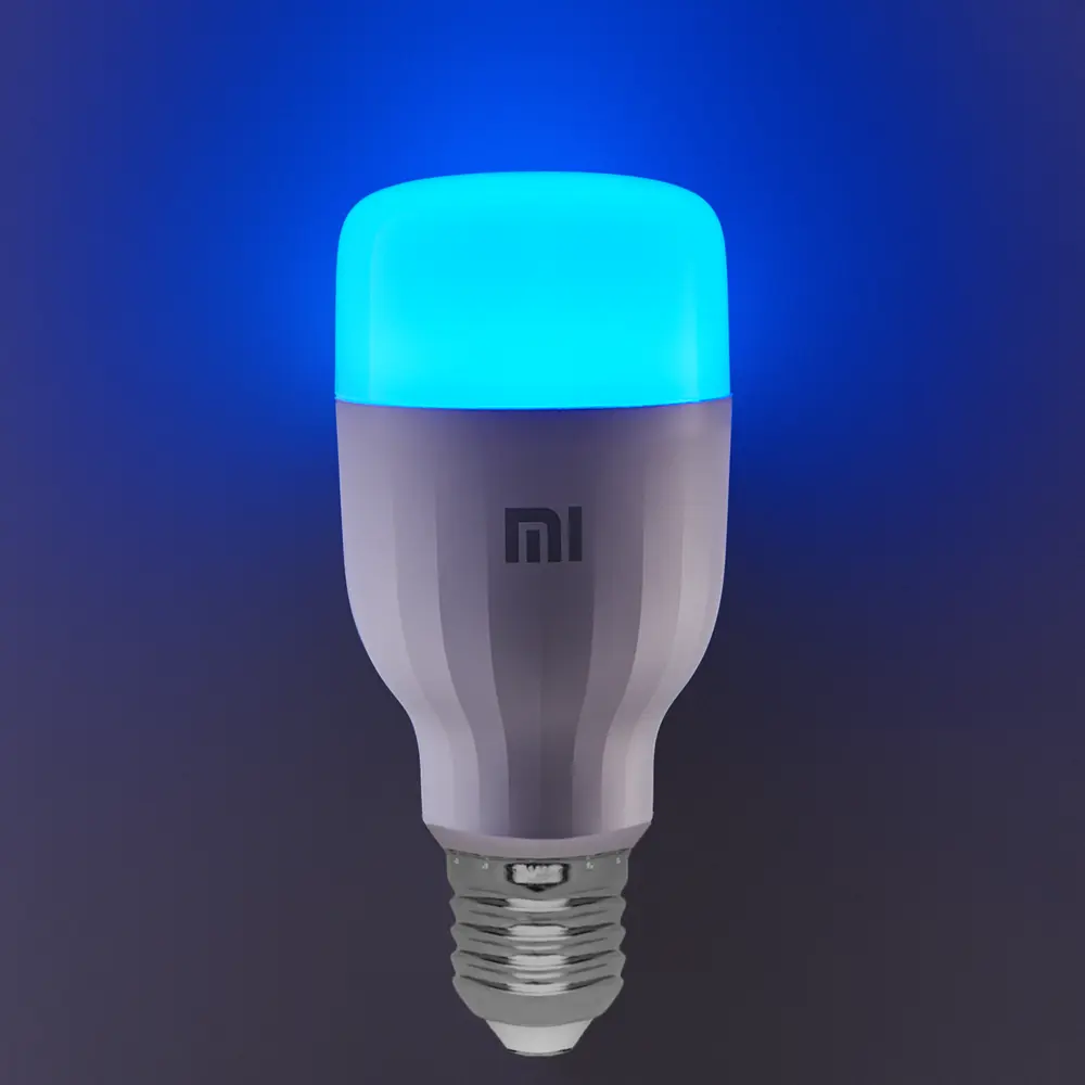 Фото 10 Лампа умная Xiaomi Mi Smart LED Bulb Essential E27 220 В 9 Вт груша матовая 950 лм, регулируемый цвет света RGBW Фото 10 Лампа умная Xiaomi Mi Smart LED Bulb Essential E27 220 В 9 Вт груша матовая 950 лм, регулируемый цвет света RGBW