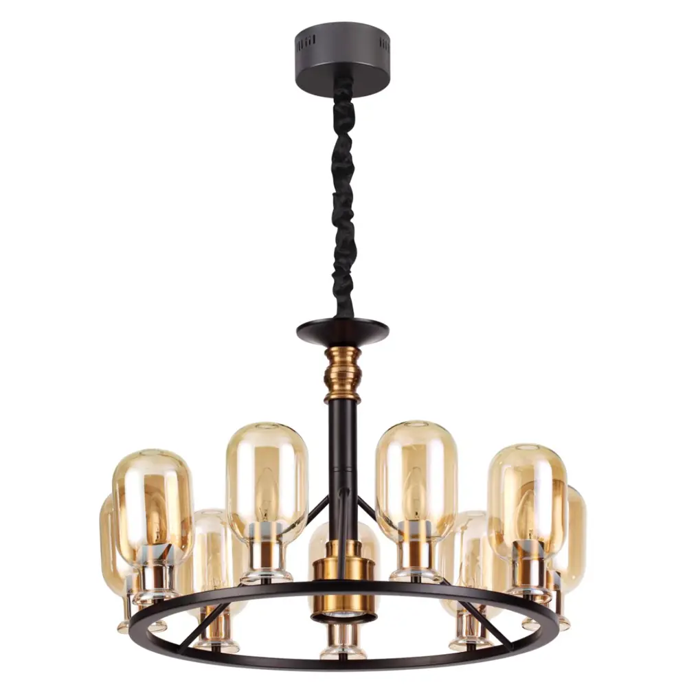 Фото Люстра Odeon Light Grif 4700/9 E14 9x9x40 Вт, цвет черный Фото Люстра Odeon Light Grif 4700/9 E14 9x9x40 Вт, цвет черный