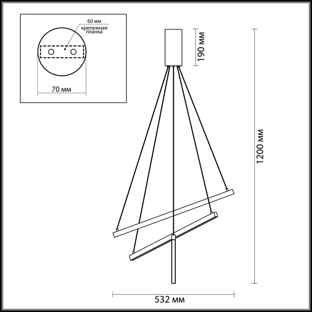 Фото 3 Светильник Odeon Light Cometa 3860/39L Led 1x39 Вт Фото 3 Светильник Odeon Light Cometa 3860/39L Led 1x39 Вт