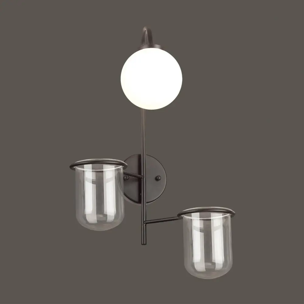 Фото 2 Светильник настенный Odeon Light Flower 4681/1W E14 1x1x40 Вт, цвет черный