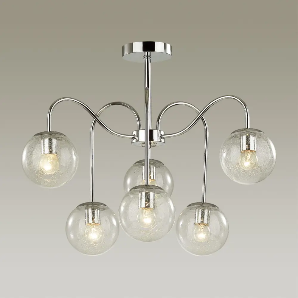 Фото 2 Люстра потолочная «Darcy» 4551/6C 6 ламп 18 м² цвет хром Фото 2 Люстра потолочная «Darcy» 4551/6C 6 ламп 18 м² цвет хром