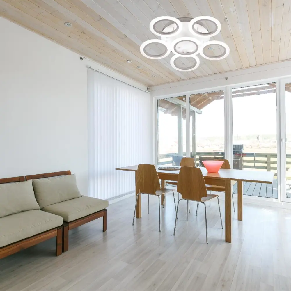 Фото 3 Люстра потолочная «Lanna» 4512/96CL с пультом управления 32.64 м² регулируемый белый свет цвет прозрачный Фото 3 Люстра потолочная «Lanna» 4512/96CL с пультом управления 32.64 м² регулируемый белый свет цвет прозрачный