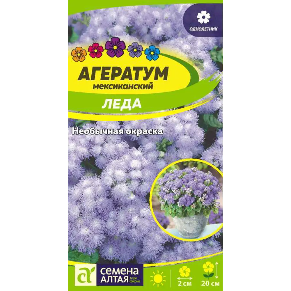 Фото Агератум Леда цп 0.1 г Фото Агератум Леда цп 0.1 г