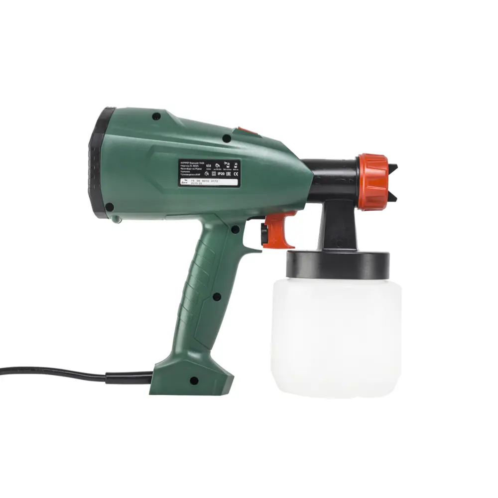 Фото 3 Краскопульт Hammer flex PRZ350, 350 Вт, 800 мл, вязкость 60 DIN Фото 3 Краскопульт Hammer flex PRZ350, 350 Вт, 800 мл, вязкость 60 DIN