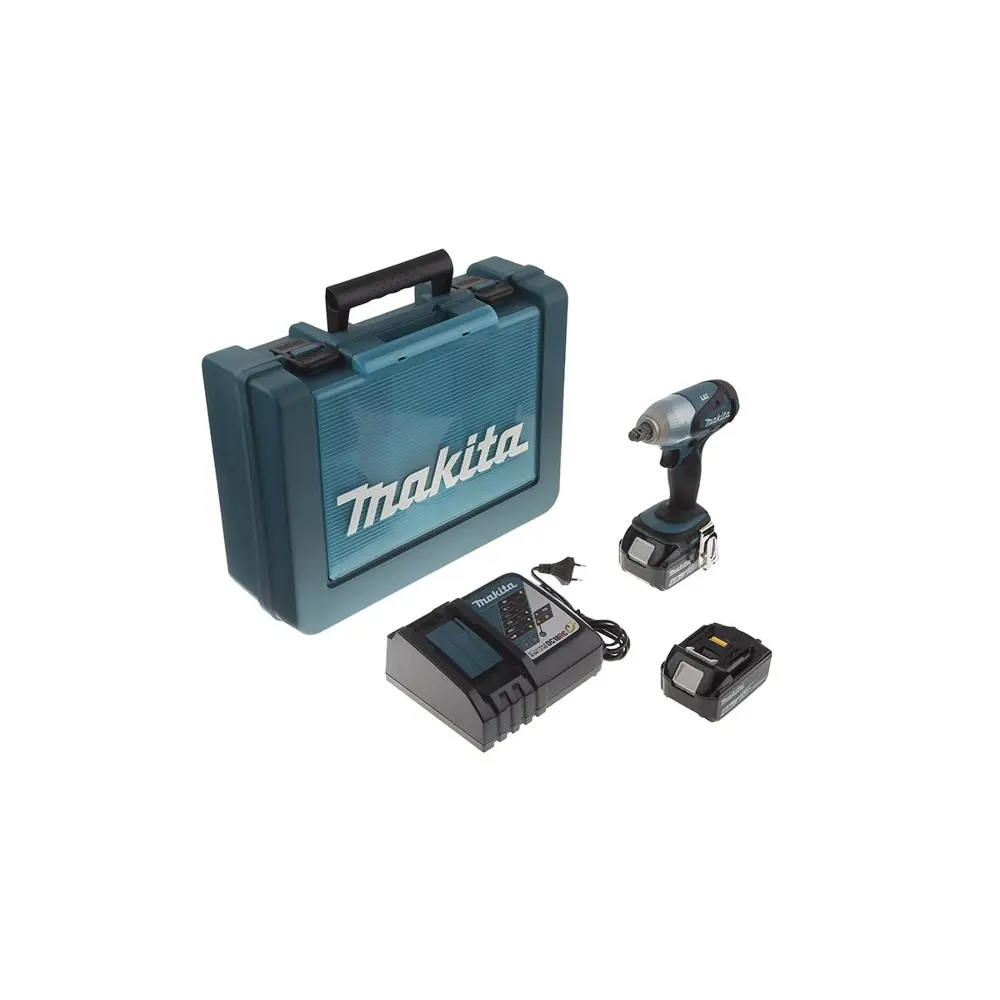 Фото 9 Гайковерт аккумуляторный MAKITA DTW251RME 18В 2х4Ач Li-ion 0-3200у/м Фото 9 Гайковерт аккумуляторный MAKITA DTW251RME 18В 2х4Ач Li-ion 0-3200у/м