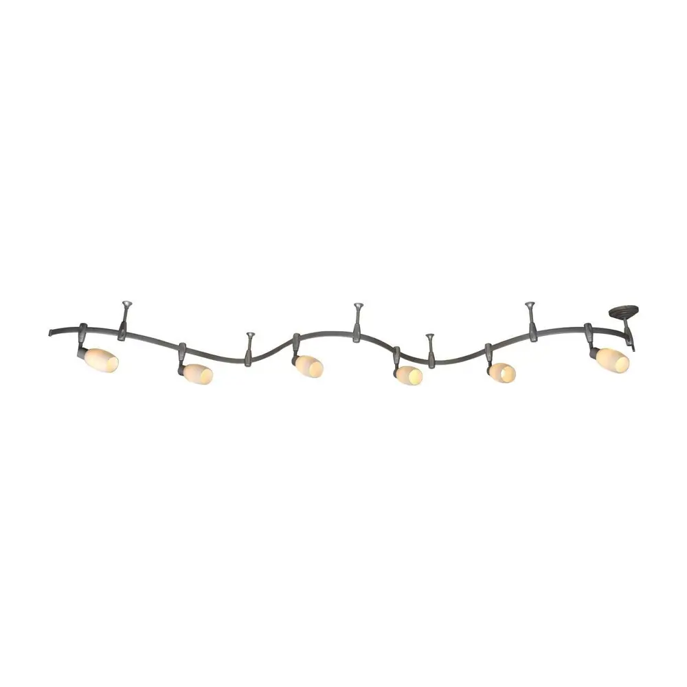 Фото Трековый светильник Arte Lamp A3059PL-6SI 240Вт E14х6 Фото Трековый светильник Arte Lamp A3059PL-6SI 240Вт E14х6
