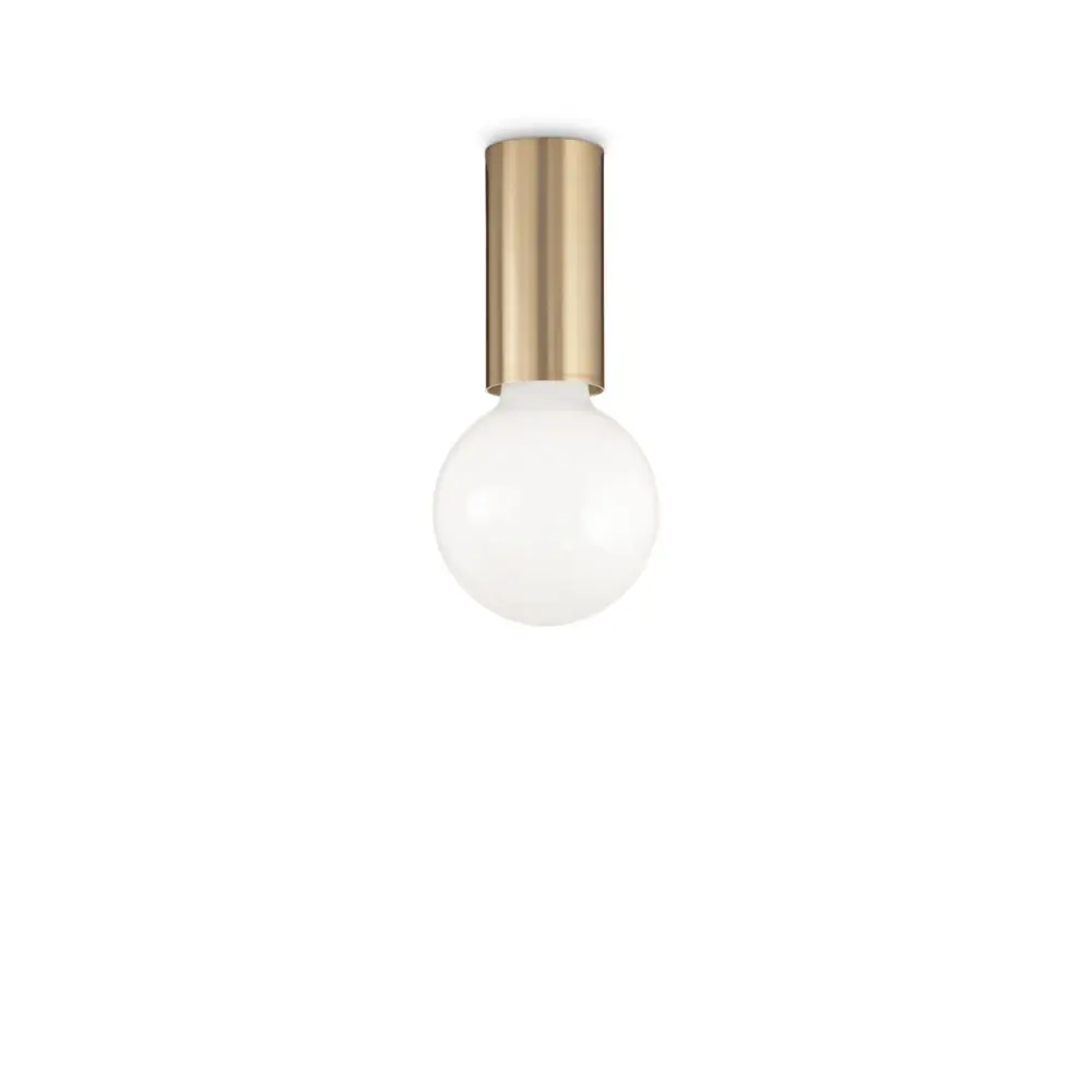 Фото Светильник потолочный Ideal Lux 60 1 лампа 3 м² цвет золото Фото Светильник потолочный Ideal Lux 60 1 лампа 3 м² цвет золото