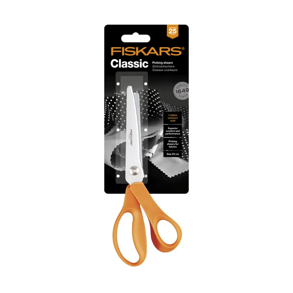 Фото Ножницы портновские зиг-заг Fiskars Classic 23 см (1/5) 1005130 Фото Ножницы портновские зиг-заг Fiskars Classic 23 см (1/5) 1005130