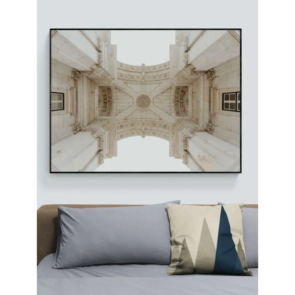 Фото 3 Постер на холсте Триумфальная Арка на руа Аугушта 50x70 см в подарочном тубусе без рамы