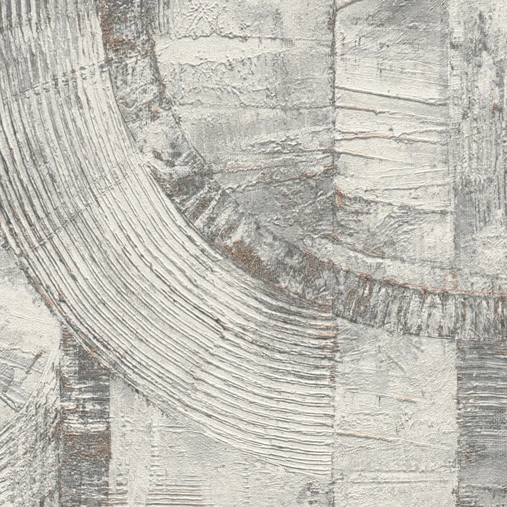 Фото 2 Обои флизелиновые Rasch Compos графитовые 1.06 м R973716