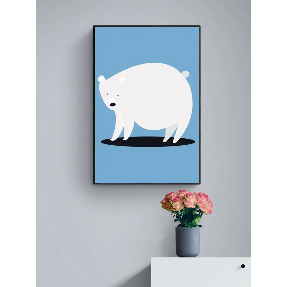 Фото Постер ПростоПостер Веселый мишка 60x90 см в раме Фото Постер ПростоПостер Веселый мишка 60x90 см в раме