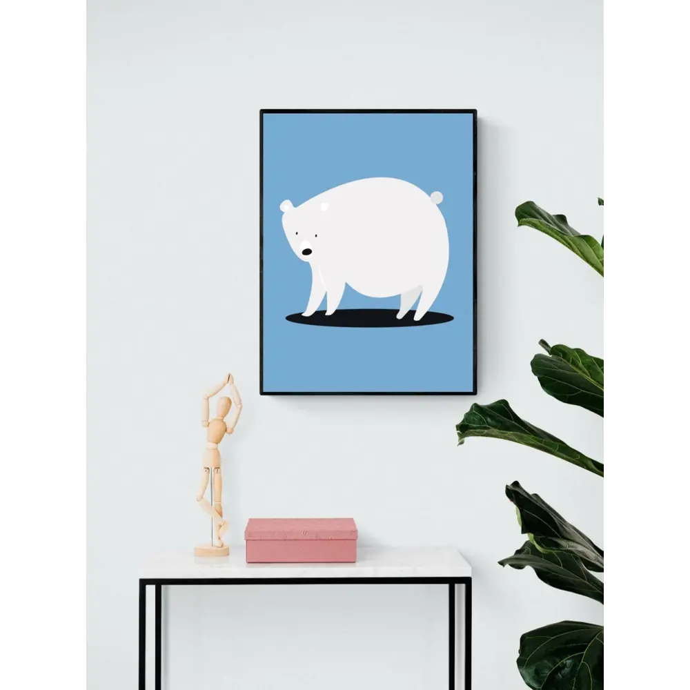 Фото 2 Постер ПростоПостер Веселый мишка 60x90 см в раме Фото 2 Постер ПростоПостер Веселый мишка 60x90 см в раме