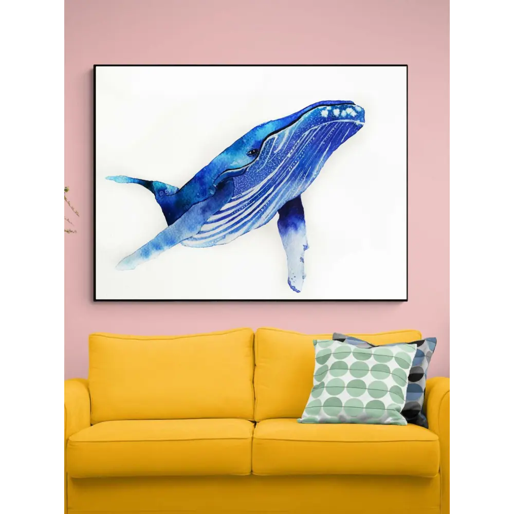 Фото 2 Постер ПростоПостер Большой синий кит 60x90 см в подарочном тубусе без рамы Фото 2 Постер ПростоПостер Большой синий кит 60x90 см в подарочном тубусе без рамы