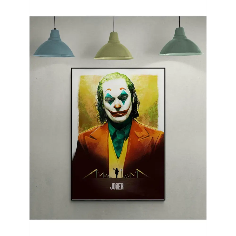 Фото 2 Постер ПростоПостер Джокер - На стиле 90x120 см в подарочном тубусе без рамы из фильма