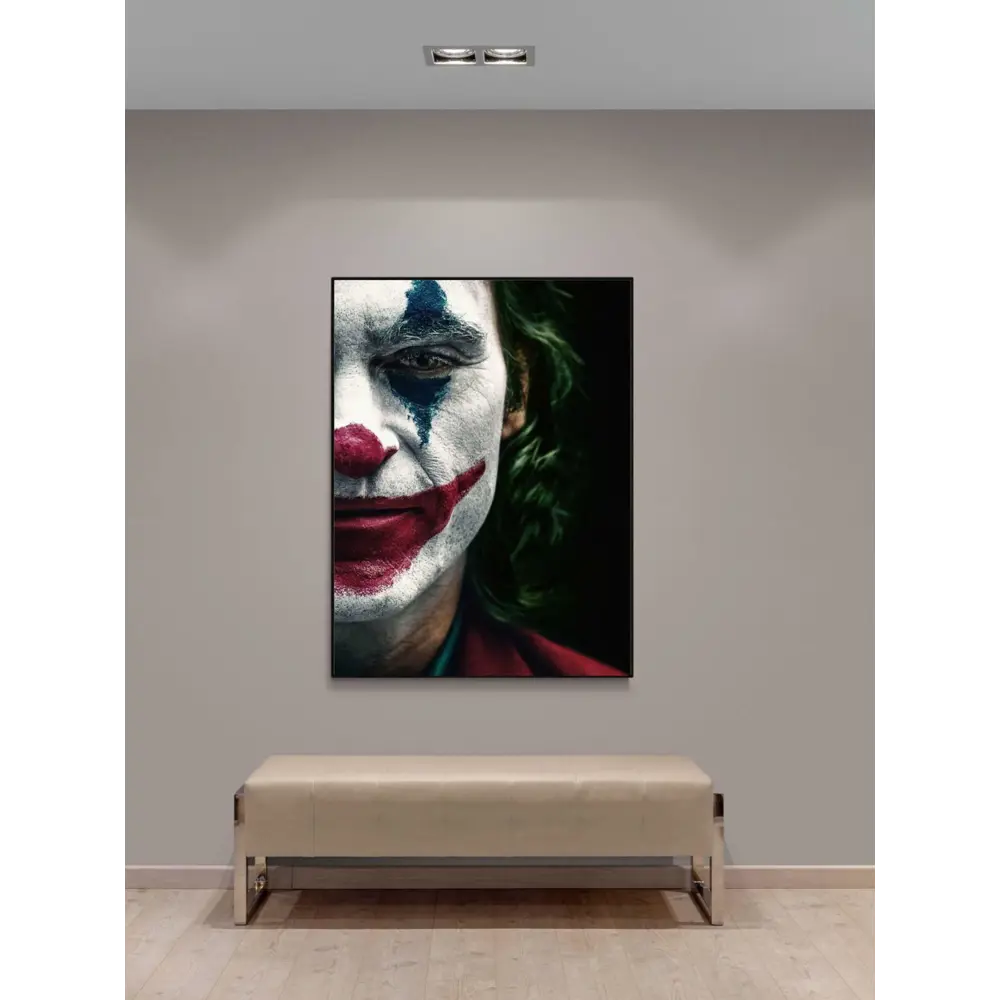 Фото 2 Постер ПростоПостер Джокер - Лицо 60x90 см в подарочном тубусе без рамы из фильма Фото 2 Постер ПростоПостер Джокер - Лицо 60x90 см в подарочном тубусе без рамы из фильма