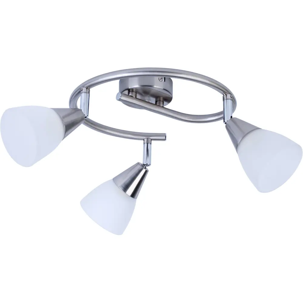 Фото Спот поворотный Toplight Keziah 4 лампы цвет серебряный Фото Спот поворотный Toplight Keziah 4 лампы цвет серебряный