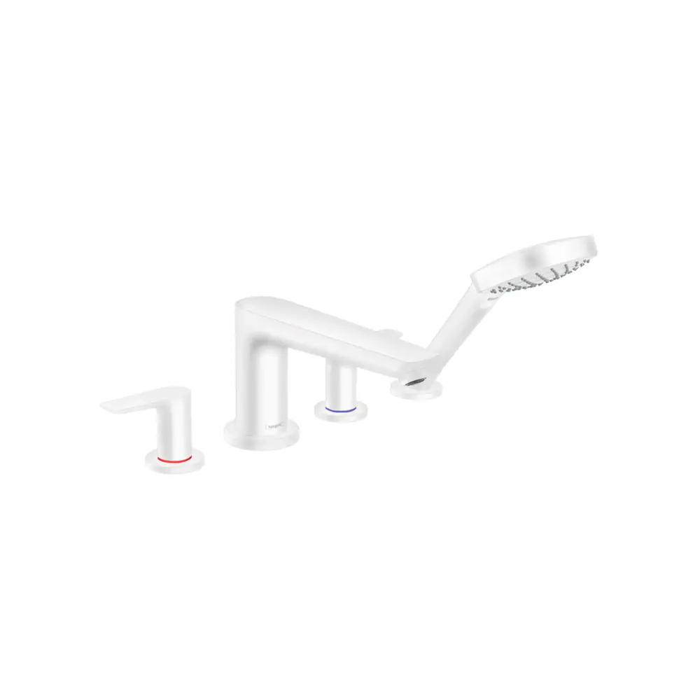 Фото Смеситель для ванны Hansgrohe Talis E 71748700 двухвентильный цвет белый матовый Фото Смеситель для ванны Hansgrohe Talis E 71748700 двухвентильный цвет белый матовый