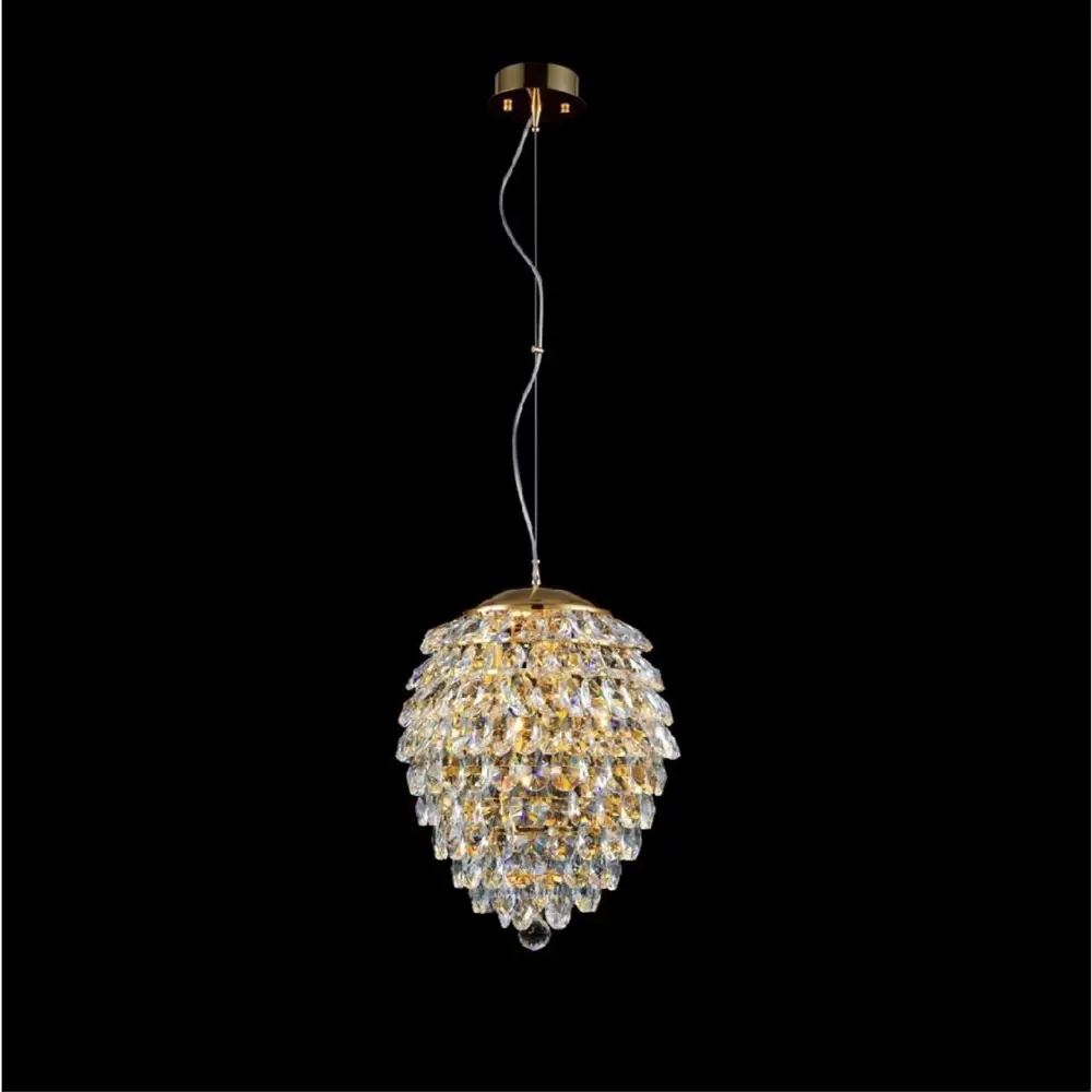 Фото Светильник подвесной хрустальный Crystal Lux Charme SP4 Gold-Transparent 4 лампы 8 м² цвет золото Фото Светильник подвесной хрустальный Crystal Lux Charme SP4 Gold-Transparent 4 лампы 8 м² цвет золото