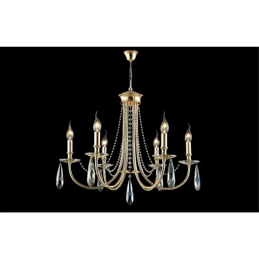 Фото 3 Светильник потолочный Crystal Lux VICTORIA VICTORIA SP6 GOLD/AMBER 6 ламп 24 м² цвет золото Фото 3 Светильник потолочный Crystal Lux VICTORIA VICTORIA SP6 GOLD/AMBER 6 ламп 24 м² цвет золото