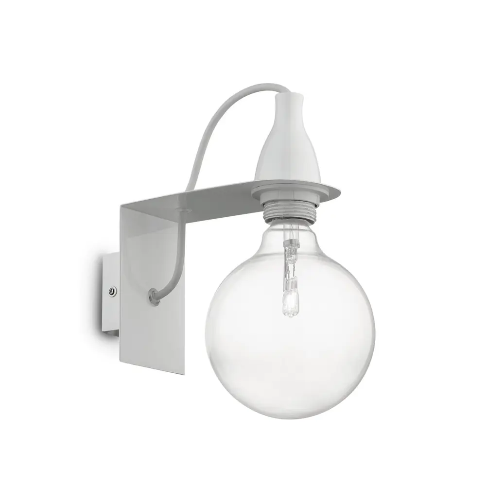 Фото Настенный светильник Ideal Lux Minimal 45191 цвет прозрачный Фото Настенный светильник Ideal Lux Minimal 45191 цвет прозрачный