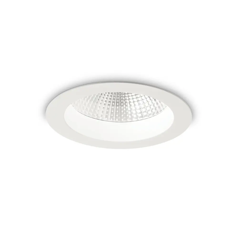 Фото Светильник точечный светодиодный встраиваемый Ideal Lux Basic Accent 193366 под отверстие 125 мм 5 м² нейтральный белый свет цвет белый Фото Светильник точечный светодиодный встраиваемый Ideal Lux Basic Accent 193366 под отверстие 125 мм 5 м² нейтральный белый свет цвет белый
