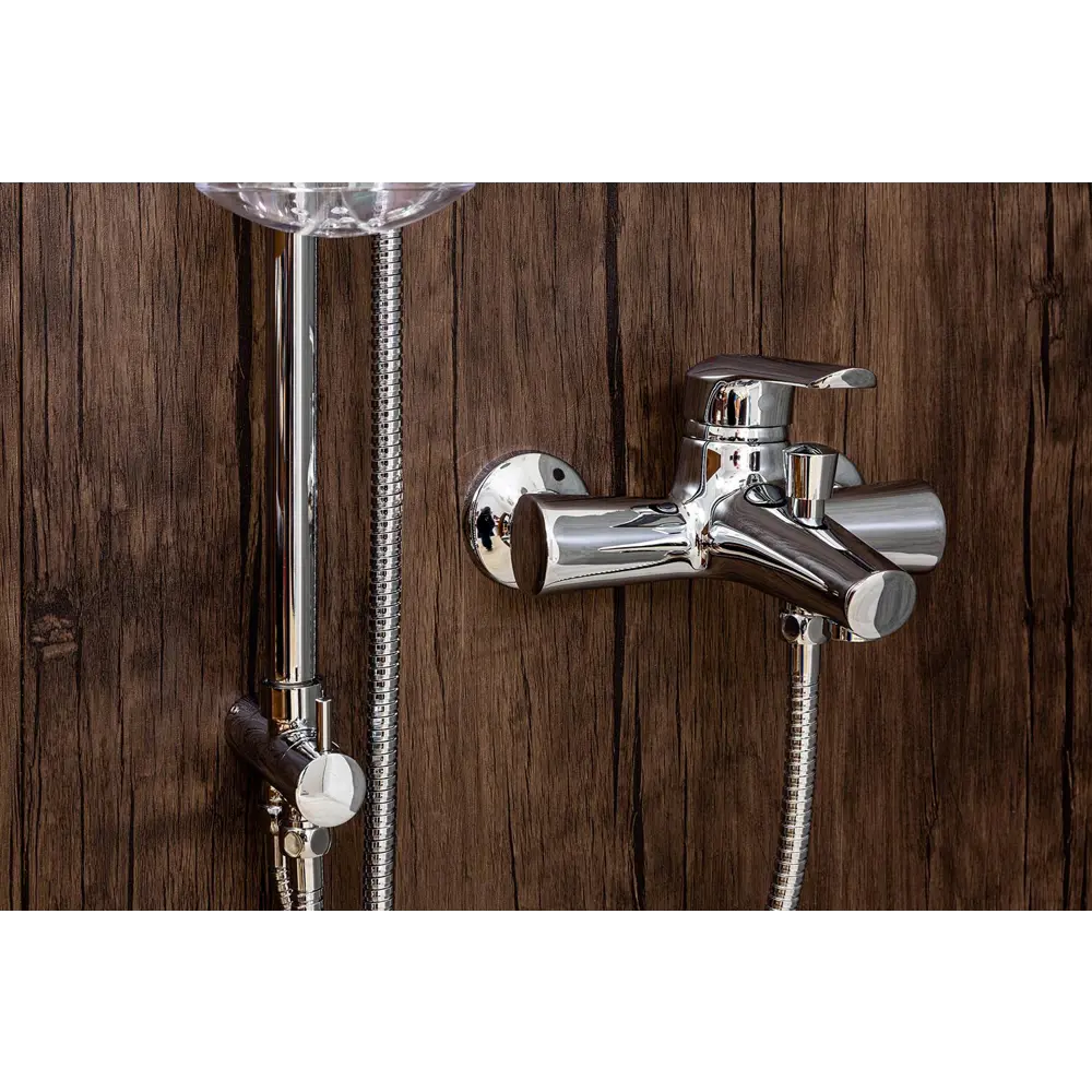 Фото 2 Душевая стойка Orange Tony M54-933cr смеситель с изливом, хром Фото 2 Душевая стойка Orange Tony M54-933cr смеситель с изливом, хром