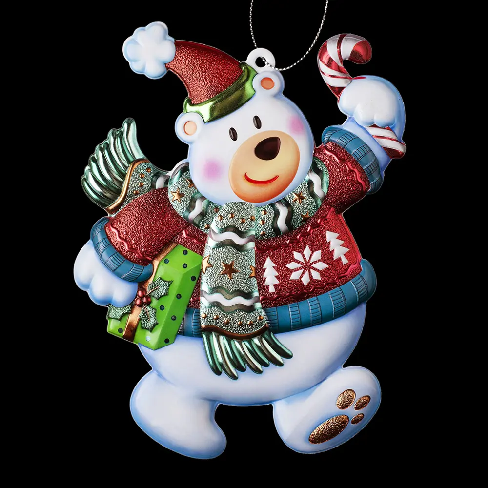 Фото 2 Ёлочная игрушка ErichKrause® Decor 49584, 23x1см 1шт Разноцветный Фото 2 Ёлочная игрушка ErichKrause® Decor 49584, 23x1см 1шт Разноцветный