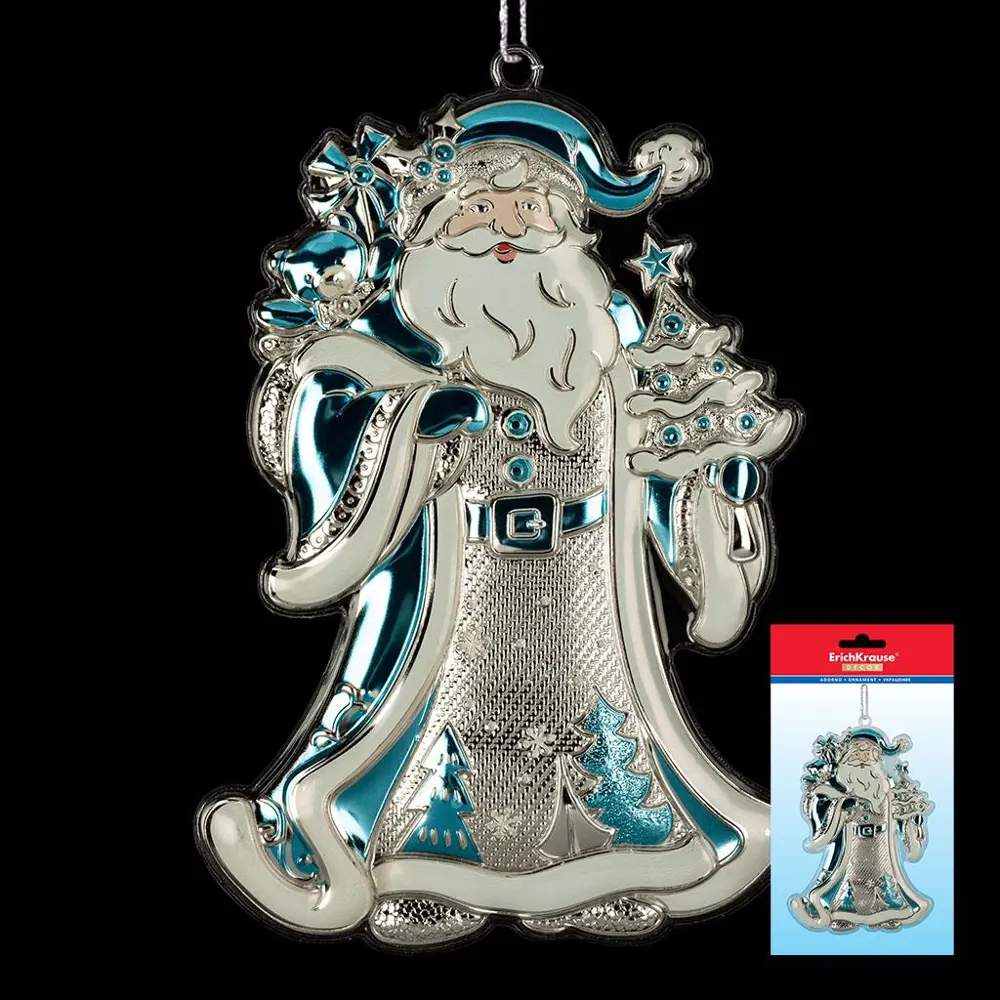 Фото Ёлочная игрушка ErichKrause® Decor 47675, 23x1см 1шт Разноцветный Фото Ёлочная игрушка ErichKrause® Decor 47675, 23x1см 1шт Разноцветный