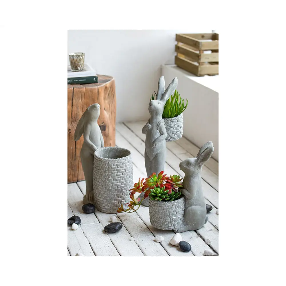 Фото 4 Садовые фигуры Glasar D8828, Кашпо, горшки для цветов, лейки 50x14.5см Серый/Серебристый Фото 4 Садовые фигуры Glasar D8828, Кашпо, горшки для цветов, лейки 50x14.5см Серый/Серебристый
