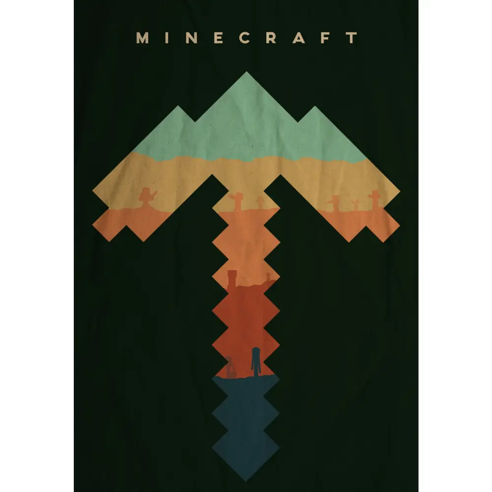 Фото 2 Постер Minecraft 40x50 см в подарочном тубусе без рамы Фото 2 Постер Minecraft 40x50 см в подарочном тубусе без рамы