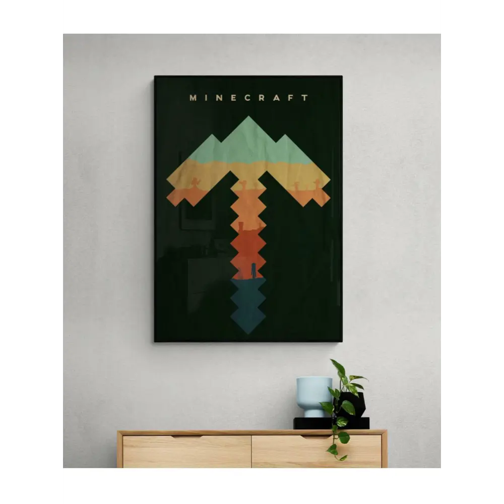 Фото Постер Minecraft 40x50 см в раме Фото Постер Minecraft 40x50 см в раме