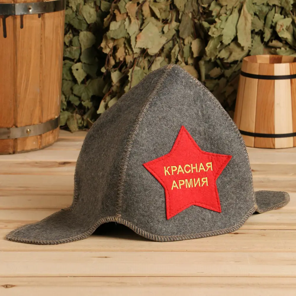 Фото Будёновка "Красная Армия" (серый) Фото Будёновка "Красная Армия" (серый)