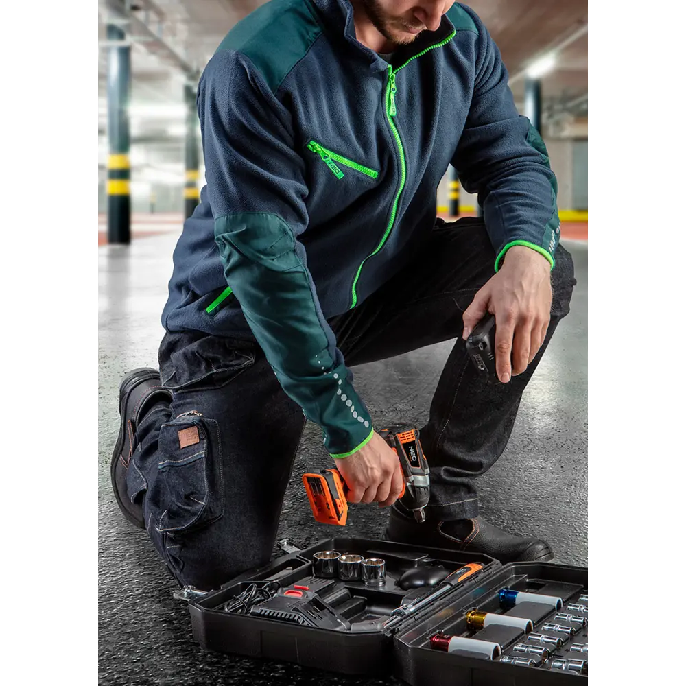 Фото 10 Куртка флисовая Neo Tools Premium цвет темно-синий размер S/48 рост 175-178 см Фото 10 Куртка флисовая Neo Tools Premium цвет темно-синий размер S/48 рост 175-178 см