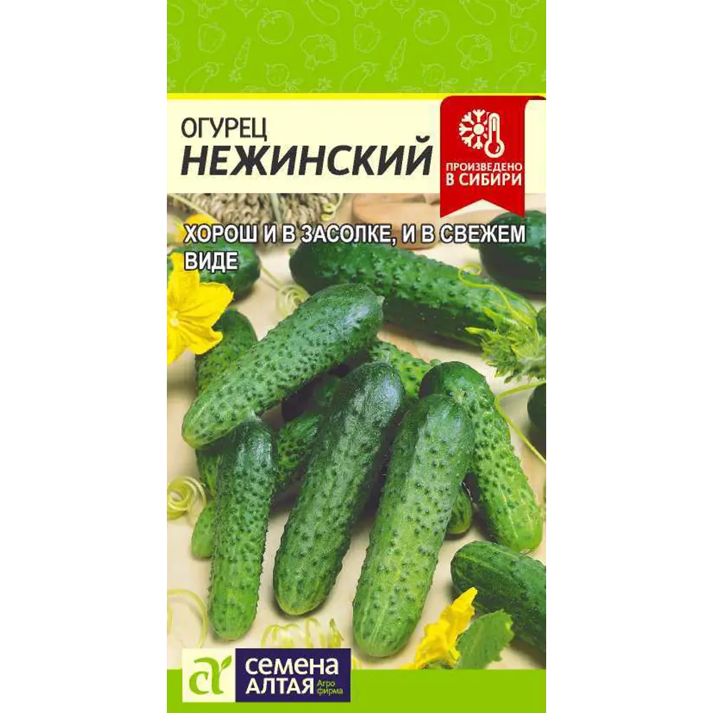 Фото Огурец Нежинский 0.5 г Фото Огурец Нежинский 0.5 г