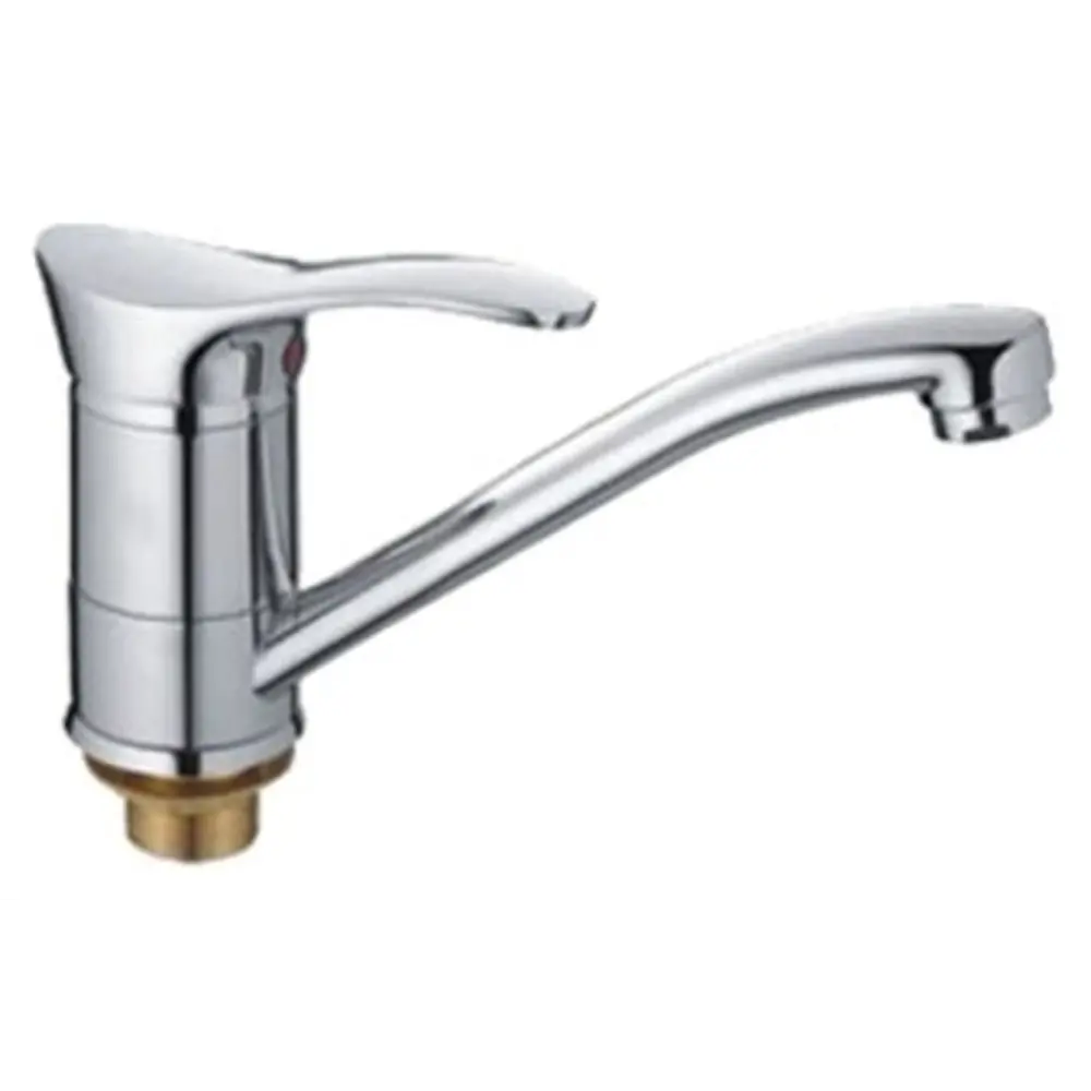 Фото Смеситель для кухни высота излива 8 см Frap F4501-2 латунь цвет хром Фото Смеситель для кухни высота излива 8 см Frap F4501-2 латунь цвет хром