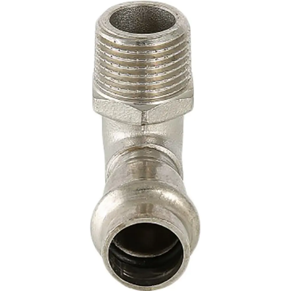 Фото 4 Угольник 90° Valtec наружная резьба 3/4"х28 мм нержавеющая сталь