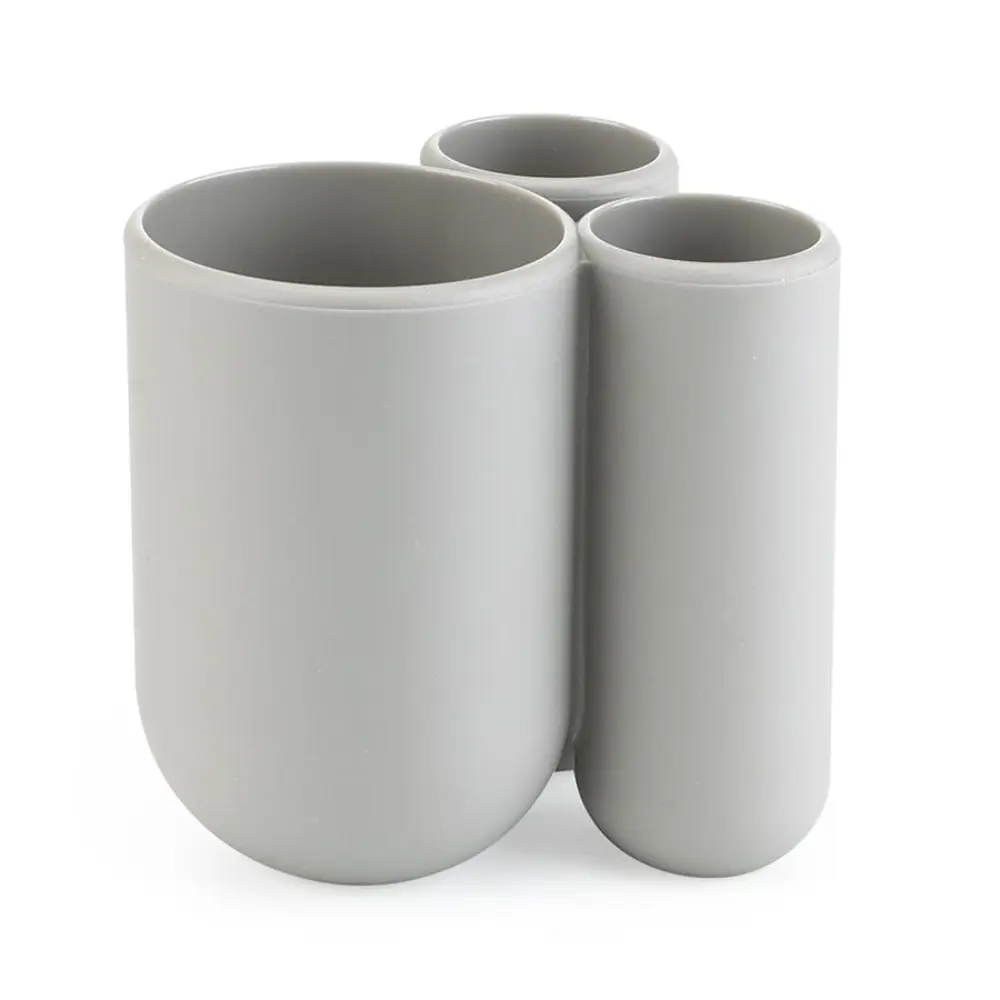 Фото Стакан для ванной UMBRA Touch 023271-918 цвет серый Фото Стакан для ванной UMBRA Touch 023271-918 цвет серый